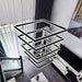BAMDECOR A18882/5 Black Modern Minimalist Square Pendant Light Adjustable LED Chandelier - Amazingooh Wholesale