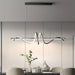 BAMDECOR A202 Modern LED Linear Pendant Lights with Dimmable LED (120cm - Black) - Amazingooh Wholesale