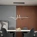 BAMDECOR A202 Modern LED Linear Pendant Lights with Dimmable LED (120cm - Black) - Amazingooh Wholesale
