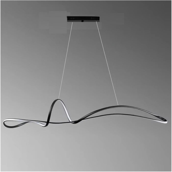 BAMDECOR A210 Modern LED Linear Pendant Lights with Dimmable LED and Adjustable Hanging Length 180cm - Black - Amazingooh Wholesale