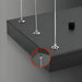 BAMDECOR A2569 1.5m Antizer Nordic Minimalist Wave Long Pendant Light (Black) - Amazingooh Wholesale