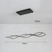 BAMDECOR A2569 1.5m Antizer Nordic Minimalist Wave Long Pendant Light (Black) - Amazingooh Wholesale