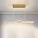 BAMDECOR A2569 1.5m Antizer Nordic Minimalist Wave Long Pendant Light (Gold) - Amazingooh Wholesale