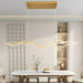 BAMDECOR A2569 1.5m Antizer Nordic Minimalist Wave Long Pendant Light (Gold) - Amazingooh Wholesale