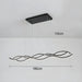 BAMDECOR A2569 1.8m Antizer Nordic Minimalist Wave Long Pendant Light (Black) - Amazingooh Wholesale