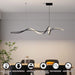 BAMDECOR A36 Modern LED Linear Chandeliers Pendant Lights with Dimmable LED and Adjustable Hanging Length 140cm - Black - Amazingooh Wholesale