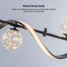 BAMDECOR AD2621 Modern Black Kitchen Island Light with Glass Globe Shade Ceiling Pendant Lights (Copy) - Amazingooh Wholesale