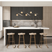 BAMDECOR AD2621 Modern Black Kitchen Island Light with Glass Globe Shade Ceiling Pendant Lights (Copy) - Amazingooh Wholesale