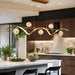 BAMDECOR AD2621 Modern Gold Kitchen Island Light with Glass Globe Shade Ceiling Pendant Lights - Amazingooh Wholesale