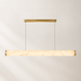Bamdecor Antique Brass Alabaster Faux Marble Pendant Light 150cm/120cm (Brass Gold) - Amazingooh Wholesale