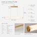 Bamdecor Antique Brass Alabaster Faux Marble Pendant Light 150cm/120cm (Brass Gold) - Amazingooh Wholesale