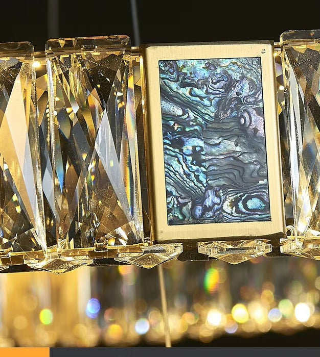 BAMDECOR C3320 Modern Crystal Chandeliers Lighting Fixtures Contemporary Round Chandelier Lighting Fixtures Crystal Pendant Ceiling Lights(3 Rings Gold - 100+80+60cm) - Amazingooh Wholesale