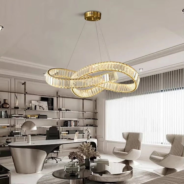 BAMDECOR C3323 Post Modern Light Luxury Crystal Chandelier Pendant Ceiling Lights - Amazingooh Wholesale