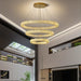 BAMDECOR C3325 Three Rings Modern Crystal Chandeliers Lighting Fixtures Contemporary Round Chandelier Lighting Fixtures Crystal Pendant Ceiling Lights - Amazingooh Wholesale