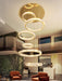 BAMDECOR C3341 Series Pharaoh RING Modern K9 Luxury Crystal LED Chandelier (Gold - 5/6/7 and 8 Rings) - Amazingooh Wholesale