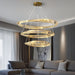 BAMDECOR C3342/3 Modern Crystal Chandeliers Lighting Fixtures Contemporary Wave Chandelier Lighting Fixtures Crystal Pendant Ceiling Lights for Living Room (Gold) - Amazingooh Wholesale