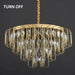 BAMDECOR C3345 Modern Luxury Crystal - leaf Chandelier LED Fashion Creativity Pendant Ceiling Lights(60cm - Gold) - Amazingooh Wholesale