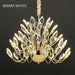 BAMDECOR C3349/1 Modern Luxury Crystal - leaf Chandelier LED Fashion Creativity Pendant Ceiling Lights(80cm - Gold) - Amazingooh Wholesale