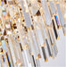 BAMDECOR C3355 Modern Crystal Chandelier Farmhouse Crystal Light Fixtures Hanging Ceiling Pendant Light (Black-60cm) - Amazingooh Wholesale