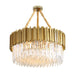 BAMDECOR C3356/1 Grande Single Layer Round Crystal Chandelier (Gold - 55cm) - Amazingooh Wholesale