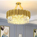 BAMDECOR C3356/1 Grande Single Layer Round Crystal Chandelier (Gold - 55cm) - Amazingooh Wholesale