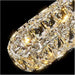 BAMDECOR C3605 15H Modern Oval Ring LED Chandeliers Decor Hanging Lamp Cristal Lustre (Gold) - Amazingooh Wholesale