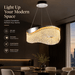 BAMDECOR C3628 Modern Luxury Crystal Ribbon Pendant Chandelier (Black-60cm) - Amazingooh Wholesale