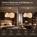 BAMDECOR C3628 Modern Luxury Crystal Ribbon Pendant Chandelier (Gold-60cm) - Amazingooh Wholesale