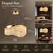 BAMDECOR C3628 Modern Luxury Crystal Ribbon Pendant Chandelier (Gold-60cm) - Amazingooh Wholesale