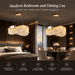 BAMDECOR C3628 Modern Luxury Crystal Ribbon Pendant Chandelier (Gold-60cm) - Amazingooh Wholesale