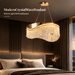 BAMDECOR C3628 Modern Luxury Crystal Ribbon Pendant Chandelier (Gold-60cm) - Amazingooh Wholesale