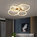 BAMDECOR Gold Modern Minimalist Round LED Ceiling Light Adjustable 3 - Color Modes for Bar, Dining Room, Office - Amazingooh Wholesale