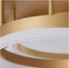 BAMDECOR Gold Modern Minimalist Round LED Ceiling Light Adjustable 3 - Color Modes for Bar, Dining Room, Office - Amazingooh Wholesale