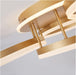 BAMDECOR Gold Modern Minimalist Round LED Ceiling Light Adjustable 3 - Color Modes for Bar, Dining Room, Office - Amazingooh Wholesale