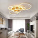 BAMDECOR Gold Modern Minimalist Round LED Ceiling Light Adjustable 3 - Color Modes for Bar, Dining Room, Office - Amazingooh Wholesale