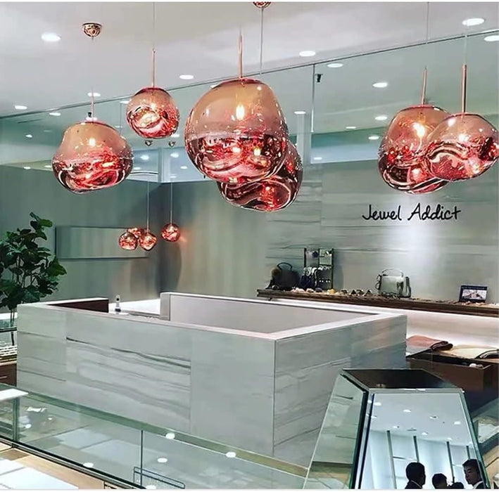 BAMDECOR LED Chandeliers Crystal Chandelier Nordic Lava Lamp Living Room Decoration Salon Interior Home Suitable for Bar, Cafe, Restaurant Room - Amazingooh Wholesale