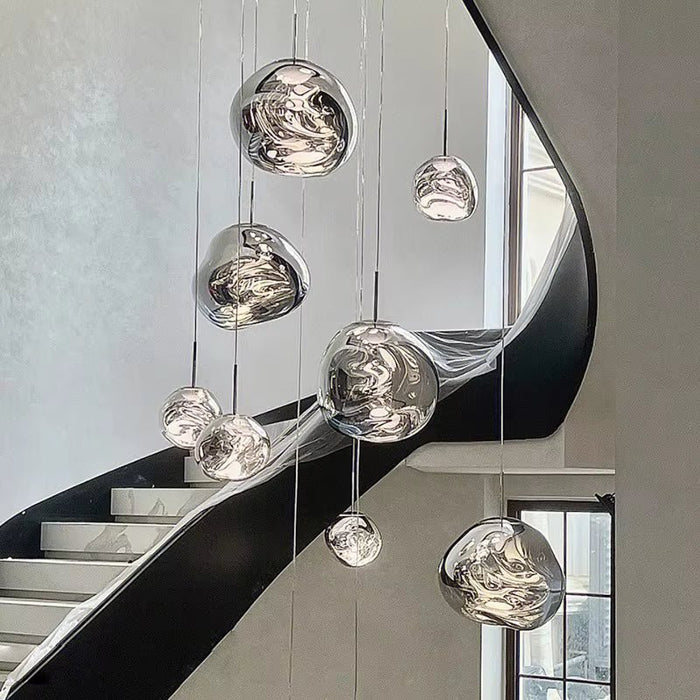 BAMDECOR LED Chandeliers Crystal Chandelier Nordic Lava Lamp Living Room Decoration Salon Interior Home Suitable for Bar, Cafe, Restaurant Room - Amazingooh Wholesale