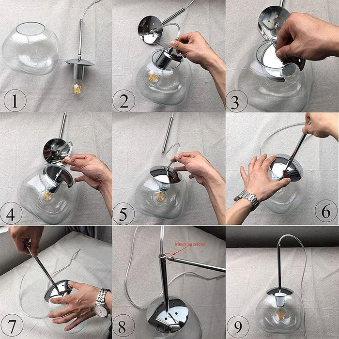 BAMDECOR LED Chandeliers Crystal Chandelier Nordic Lava Lamp Living Room Decoration Salon Interior Home Suitable for Bar, Cafe, Restaurant Room - Amazingooh Wholesale