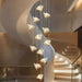 BAMDECOR LED Modern Bedroom Bedside Creative Butterfly Hanging Chandelier Light Fixtures for Stairs Nordic Decoration (12Heads) - Amazingooh Wholesale