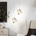 BAMDECOR LED Modern Bedroom Bedside Creative Butterfly Hanging Chandelier Light Fixtures for Stairs Nordic Decoration - Amazingooh Wholesale