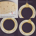 BAMDECOR LT04 9 Golden Round Acrylic Chandelier for Villa Stair Home Decoration Modern Style Exquisite Chandelier (Gold) - Amazingooh Wholesale