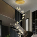 BAMDECOR LT05 13 Nordic Butterfly Luxury Chandeliers Pendant Lights for Villa Stair Home Decoration Modern Style Exquisite Chandelier (Gold) - Amazingooh Wholesale