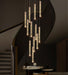 BAMDECOR LT07 - 12 Modern Raindrop 12 - Light Crystal Chandelier for Staircase Modern Led Home Decor Hanging Lamp Round Indoor Lighting Stair Cristal Light Fixture ﻿,Modern - Amazingooh Wholesale