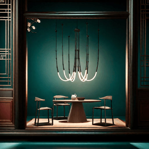 BAMDECOR Minimalistic Retro LED Minimalism Designer Lustre Hanging Lamps Slender - Shape LED Pendant Light (Black) - Amazingooh Wholesale