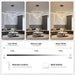 BAMDECOR Modern LED Chandelier, Dimmable Pendant Light with Remote Control Rings Round Ceiling Lighting Fixture 3 Color Temperatures Contemporary Chandeliers (5 Rings - Gold) - Amazingooh Wholesale