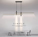 BAMDECOR Modern Linear LED Pendant Light Adjustable 3 Color Dimmable Remote Control for Dining Bar Living Room 120cm - Amazingooh Wholesale