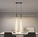 BAMDECOR Modern Linear LED Pendant Light Adjustable 3 Color Dimmable Remote Control for Dining Bar Living Room 120cm - Amazingooh Wholesale