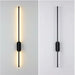 BAMDECOR Modern Minimalist Wall Light Long Tube LED Black Bedside Sconces Wall Lights with with Acrylic Shade, Wall Mounted Deco Lamp for Living Room Bedroom Bracket Light - Amazingooh Wholesale