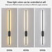BAMDECOR Modern Minimalist Wall Light Long Tube LED Black Bedside Sconces Wall Lights with with Acrylic Shade, Wall Mounted Deco Lamp for Living Room Bedroom Bracket Light - Amazingooh Wholesale