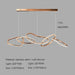 BAMDECOR Nordic Minimalist Rose Gold LED Pendant Light Adjustable Modern Ring Chandelier for Dining Room and Bar - Amazingooh Wholesale